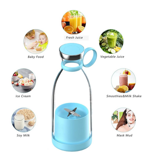 Licuadora Exprimidora doméstica Multiusos Mini: Mezclador portátil, Taza exprimidora de frutas y verduras